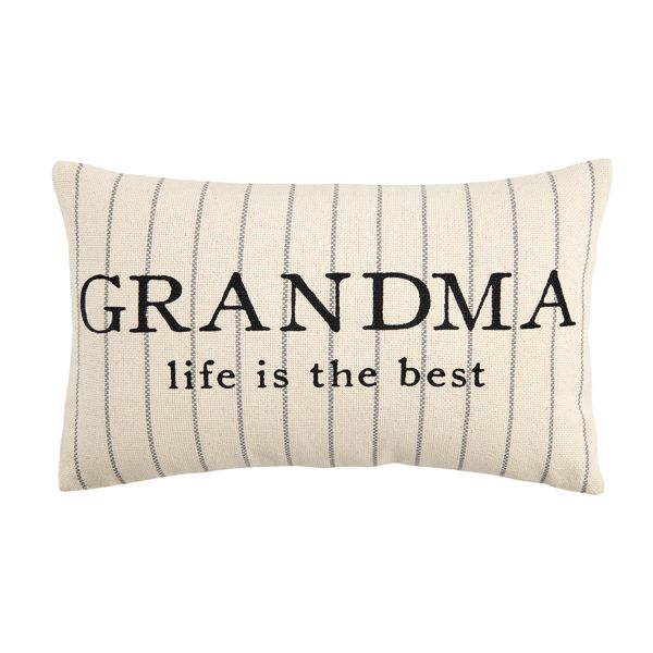 Grandma Striped Pillow, Name: Grandma