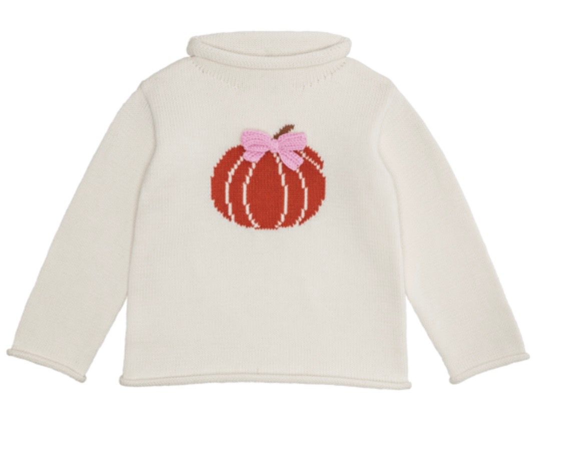 Pumpkin Bow Sweater