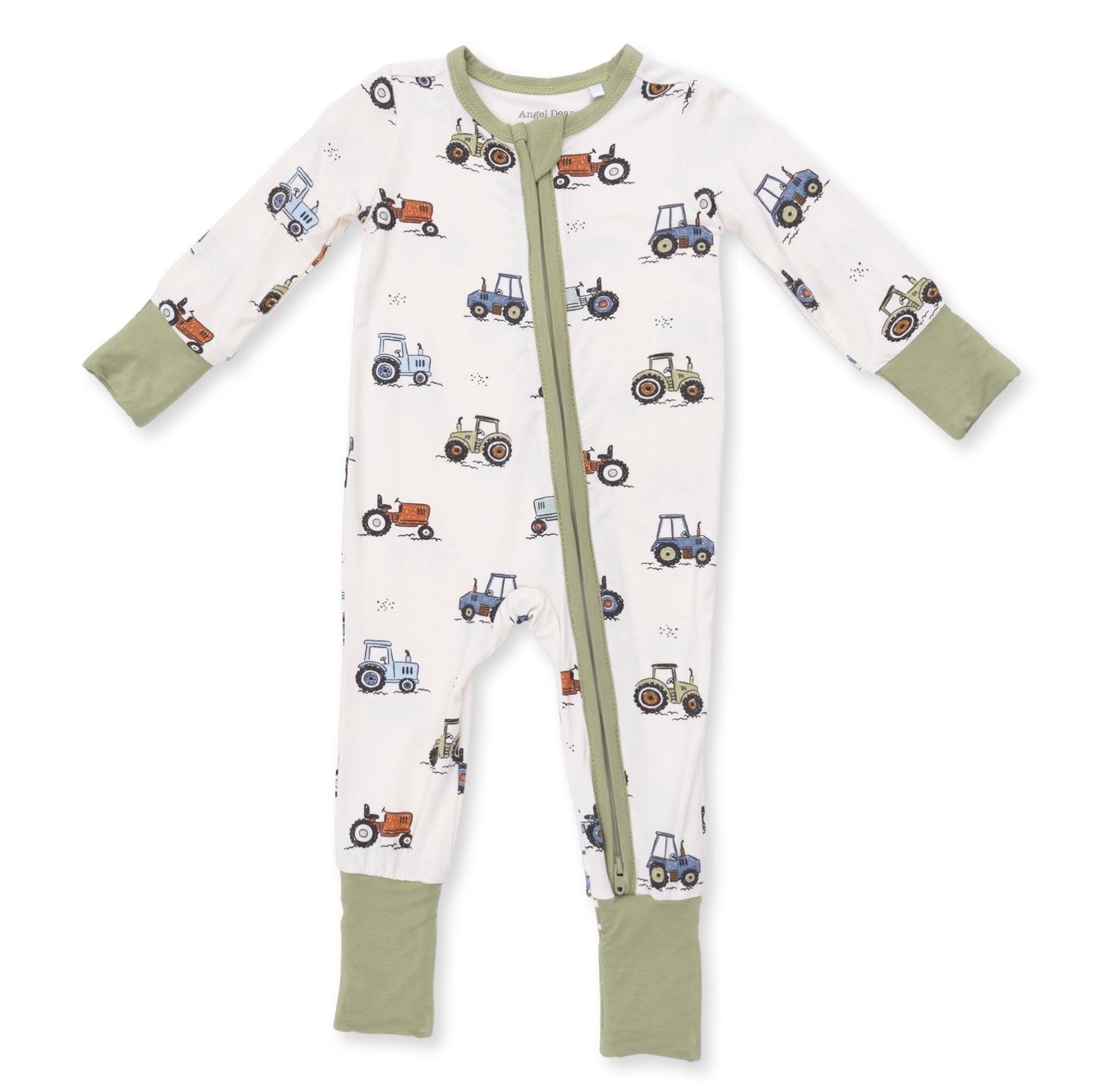 Future Farmer Sleeper, Color: Beige/Green, Size: 0-3M