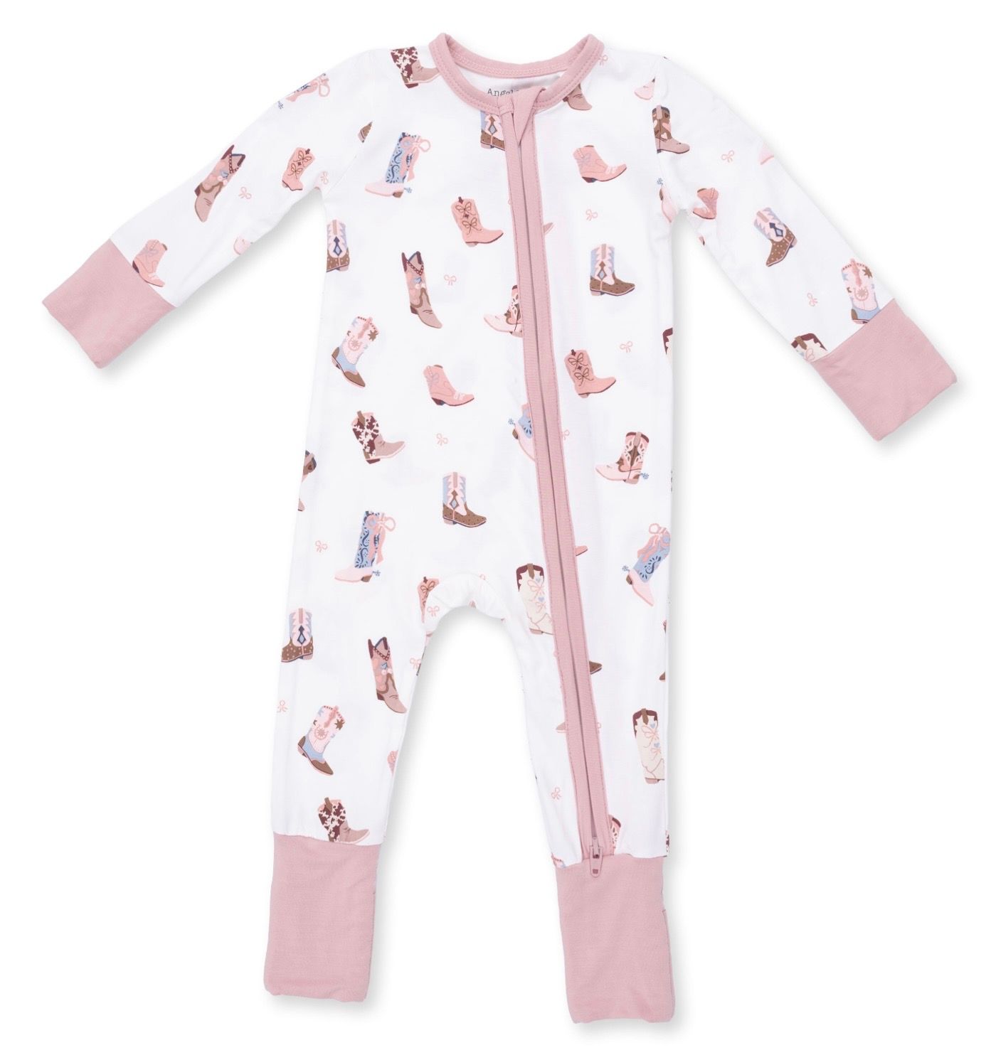 Buckarette Boots Sleeper, Color: Ivory, Size: 0-3M