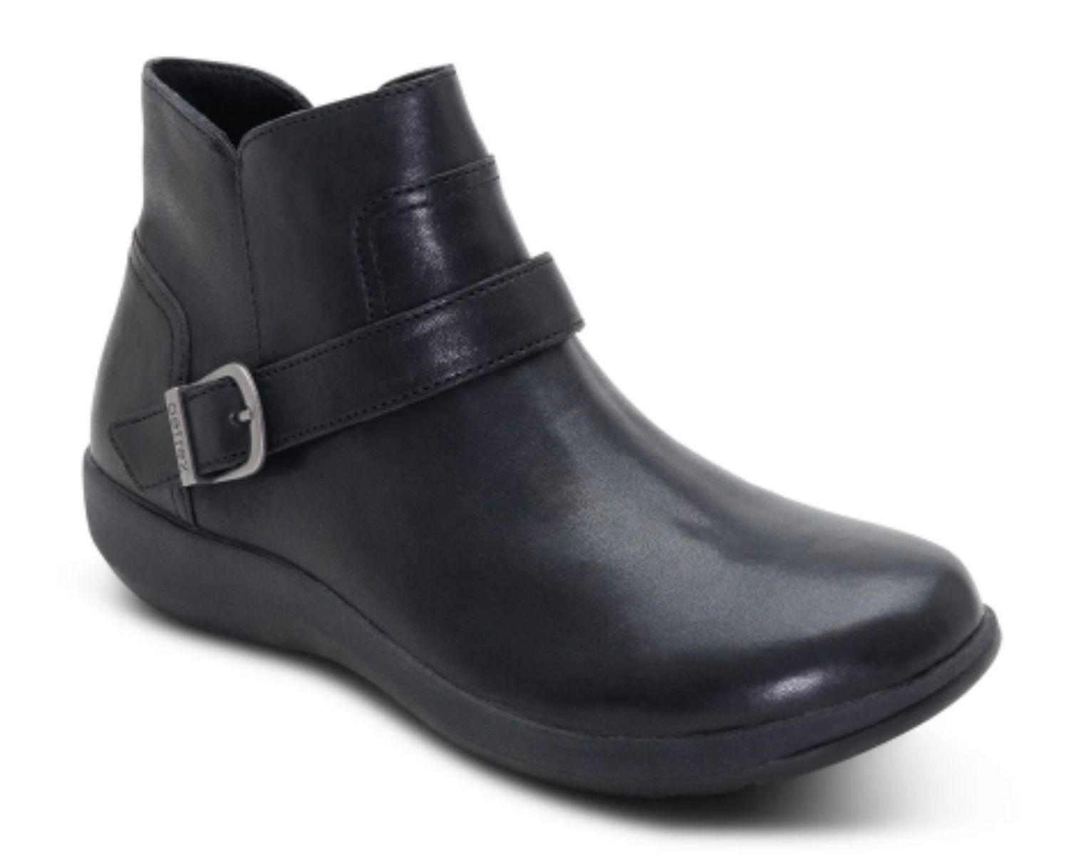 Leah   Buckle   Bootie, Color: Black, Size: EU37(US7)