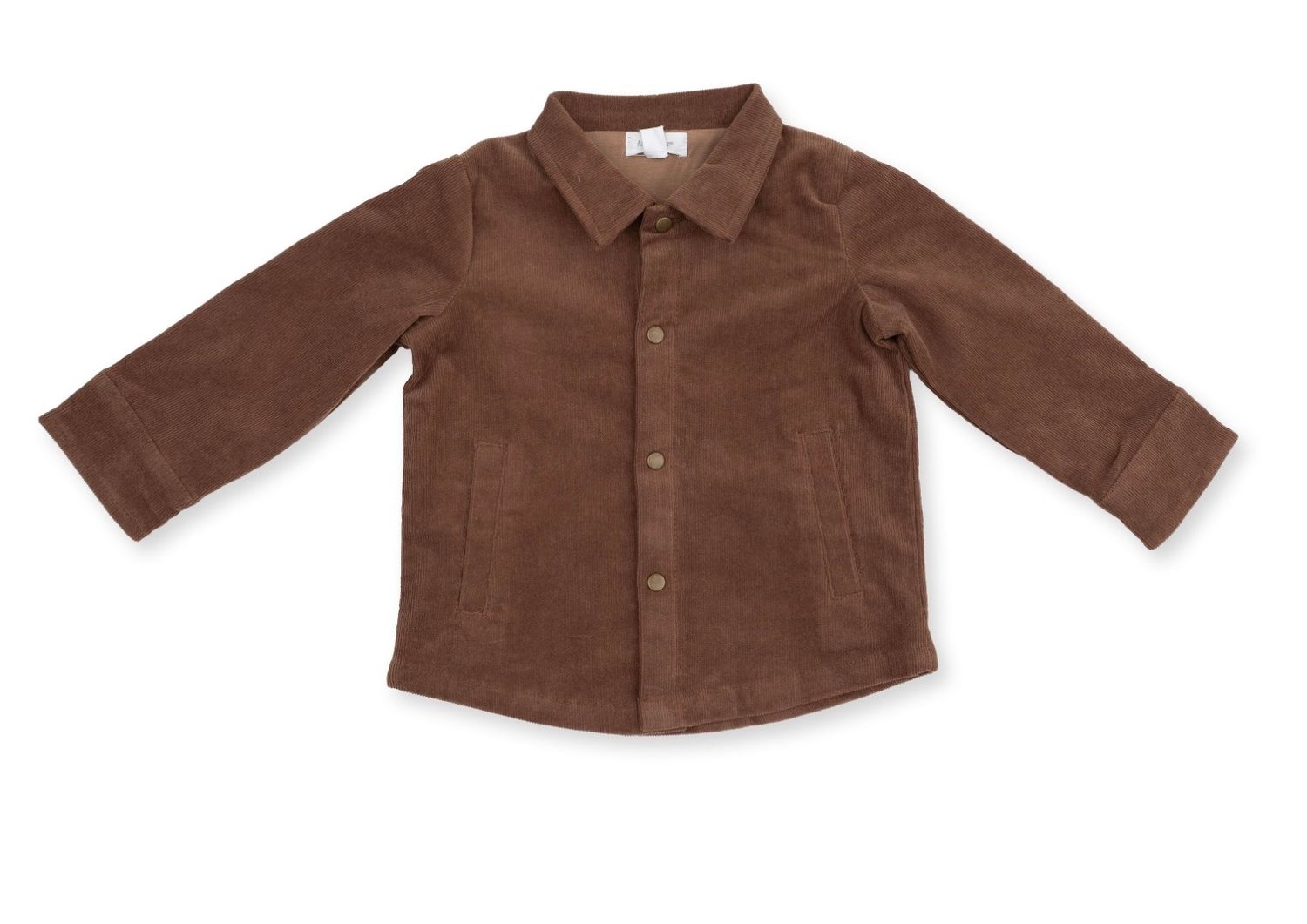Bobby Corduroy Shacket, Color: Brown, Size: 6 -12M