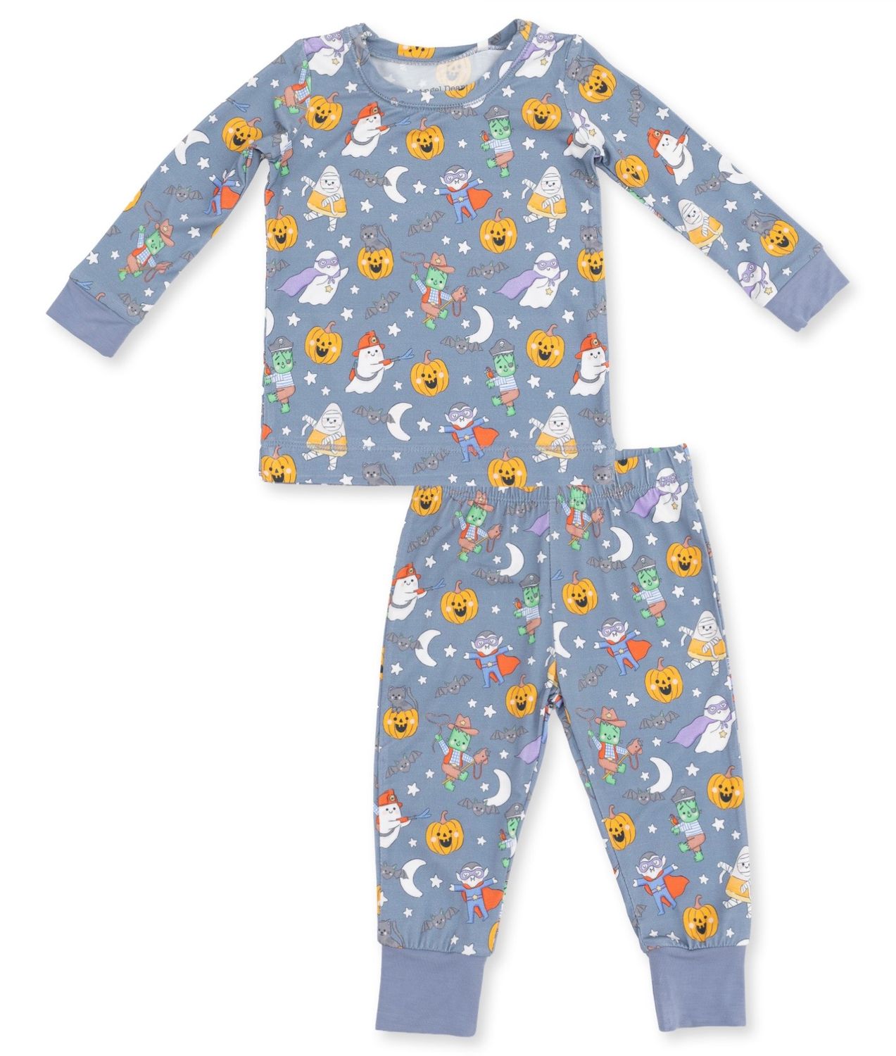 Monster Loungewear - Blue Grey, Color: Blue, Size: 2T