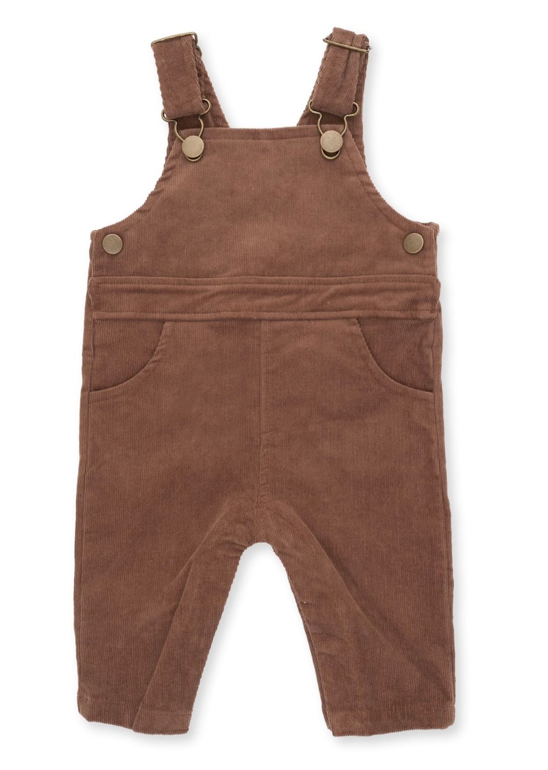 Old School Overall, Color: Brown, Size: 3-6M