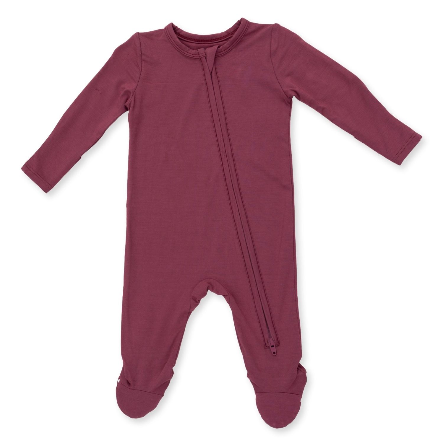 Zipper Footie - Oxford Red, Color: Red, Size: 0-3M