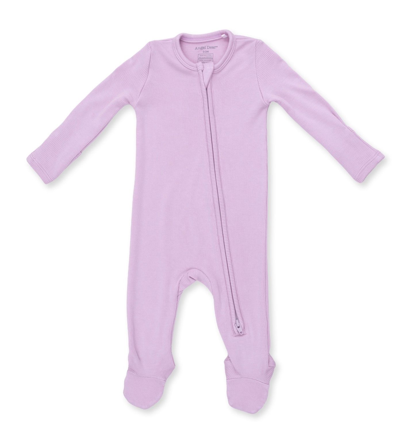 Zipper Footie - Orchid, Color: Purple, Size: 0-3M