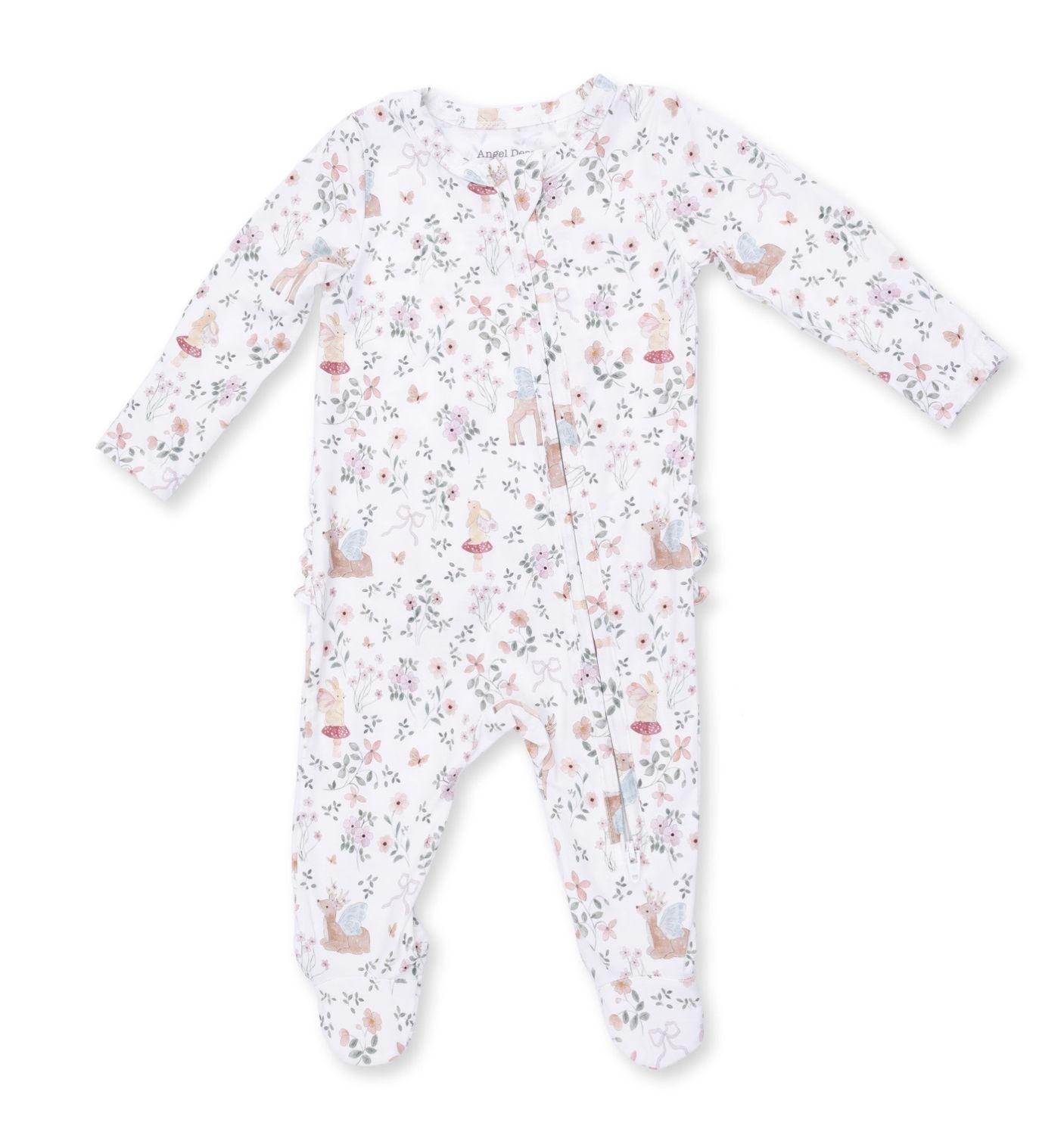Zipper Footie - Enchanted Woodland, Color: Ivory, Size: 3-6M