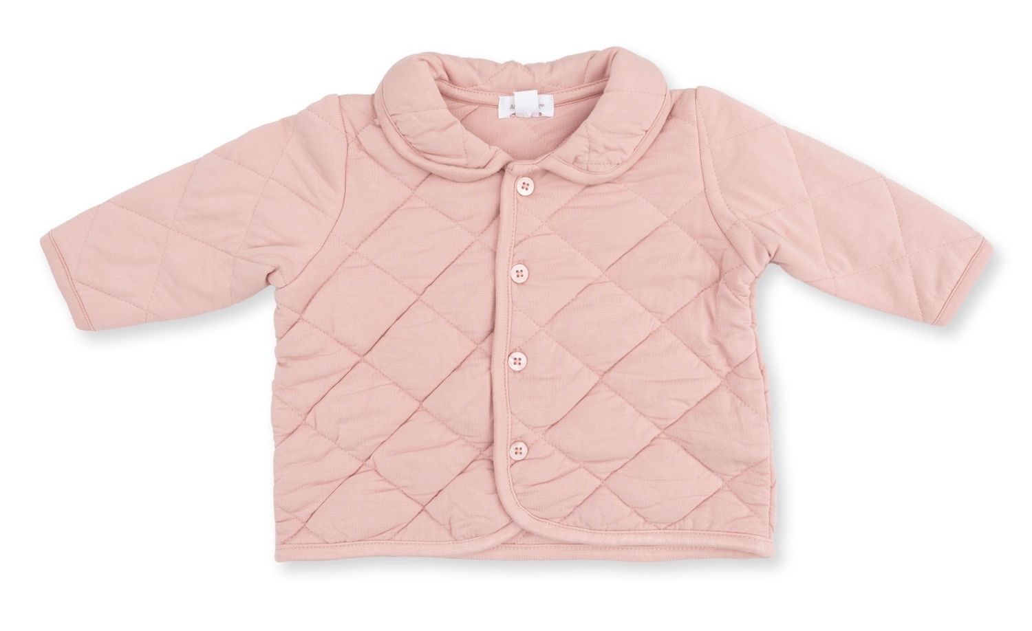 Rose Quilted Jacket, Color: Pink, Size: 6-12M