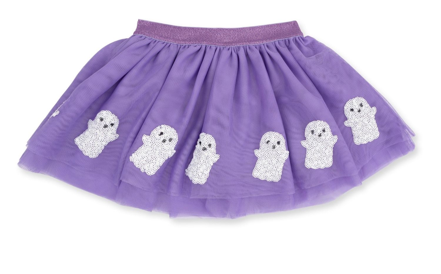 Tutu Skirt - Ghost, Color: Purple, Size: 0-12M