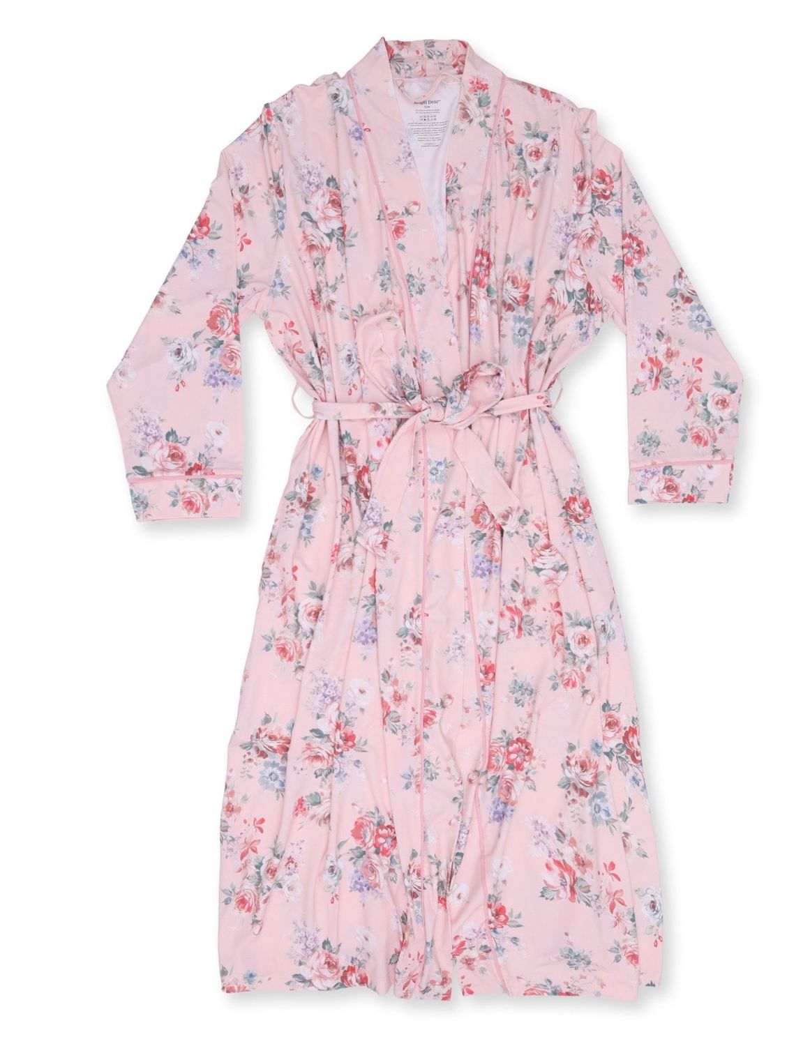 Rose Adult Long Robe, Color: Pink, Size: S/M