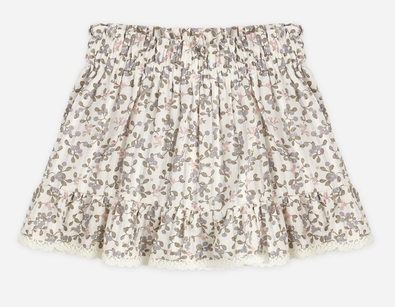 Nova Mini Skirt, Color: Ivory, Size: 2-3Y