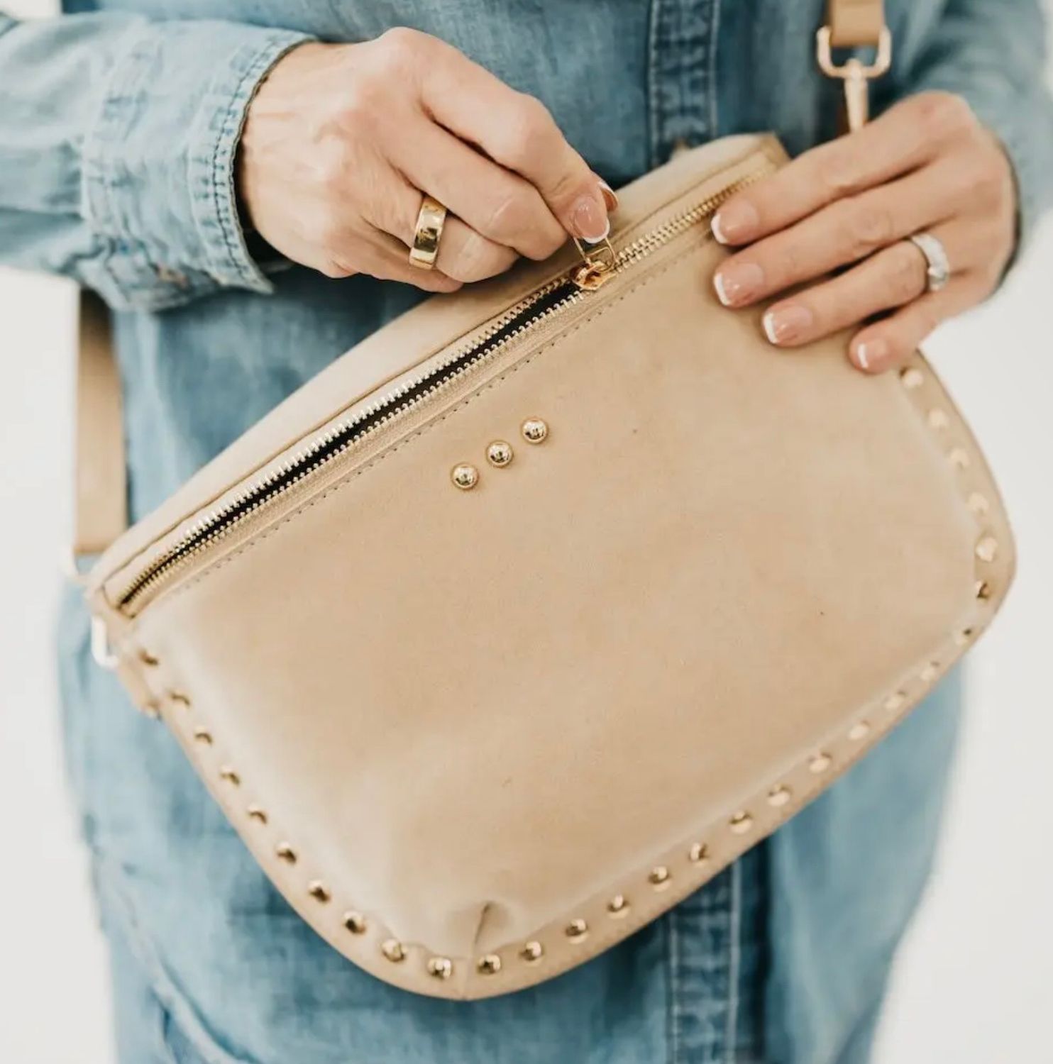 Sabrina Studded Bum Bag