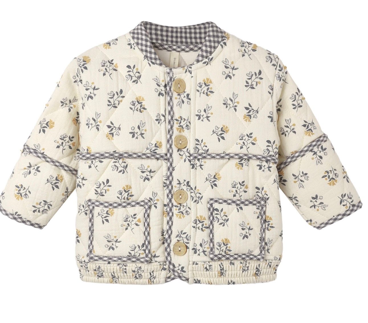 Roxie Floral Jacket, Color: Natural, Size: 0-3M