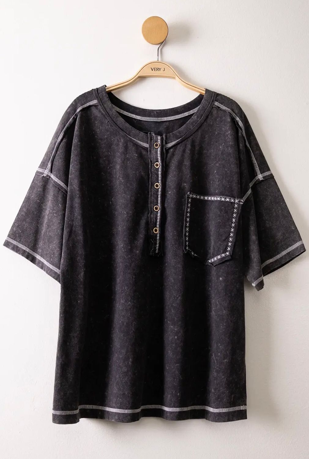 Marla Comfy Knit Top - Black, Color: Black, Size: Small