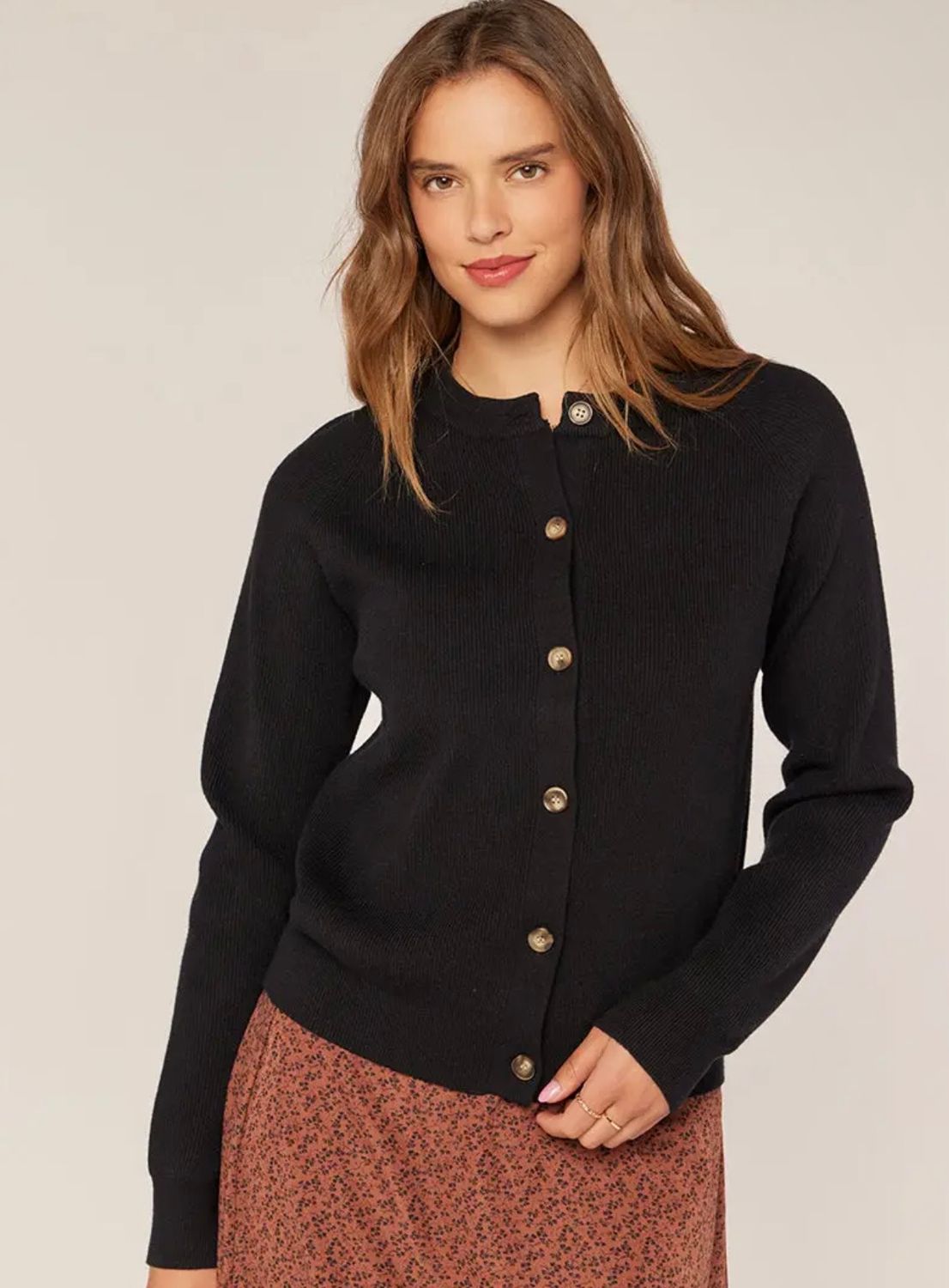 Reba Sweater Top, Color: Black, Size: Small