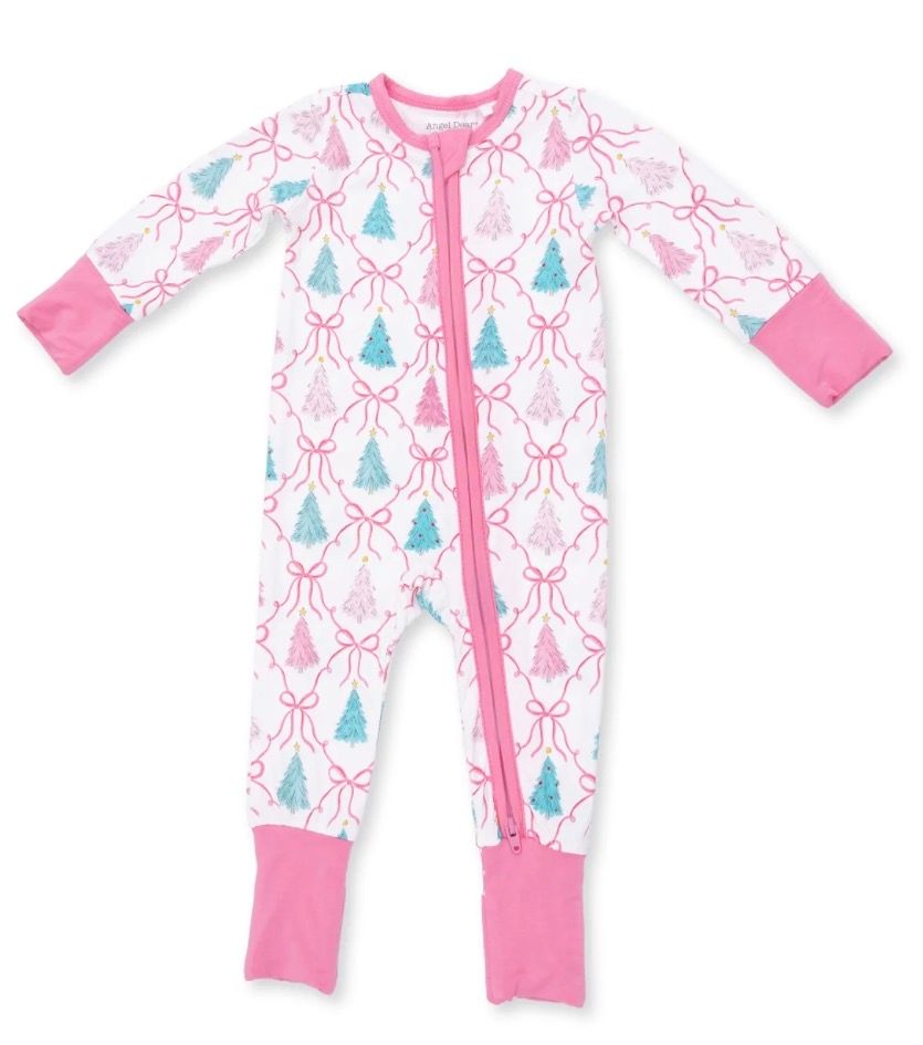 Bow Trellis Tree Convertible Romper, Size: 0/3M