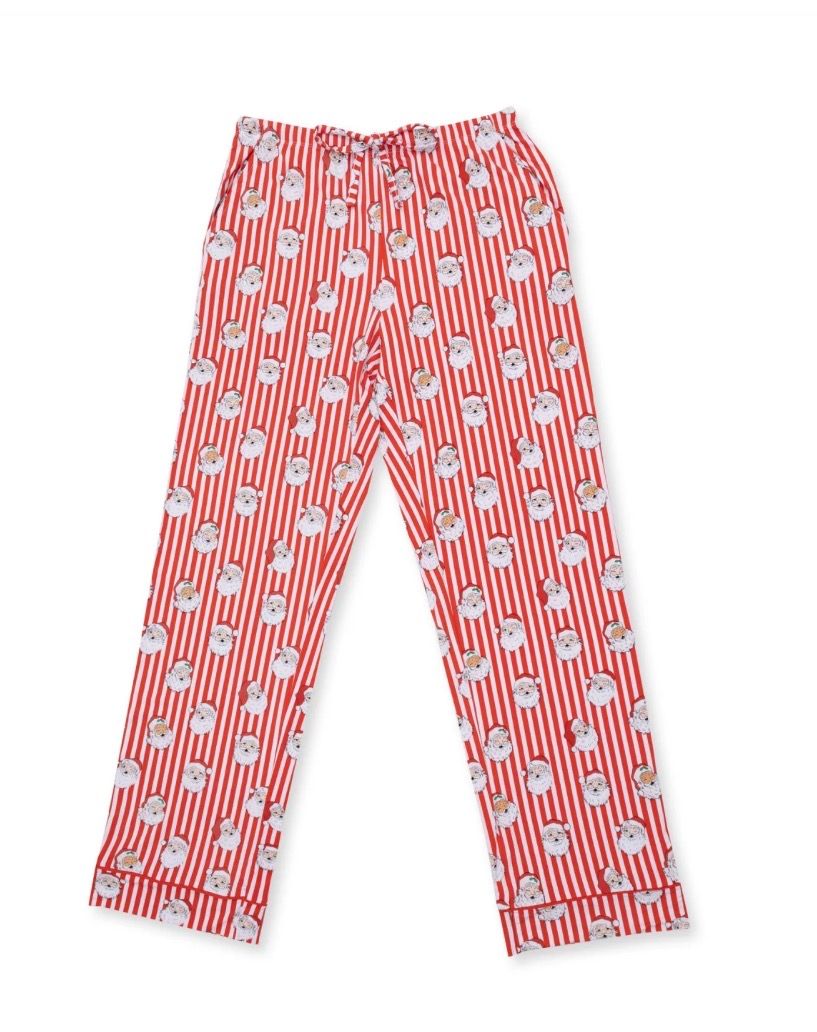 Adult Loungewear Pant - Vintage Santa, Size: XS