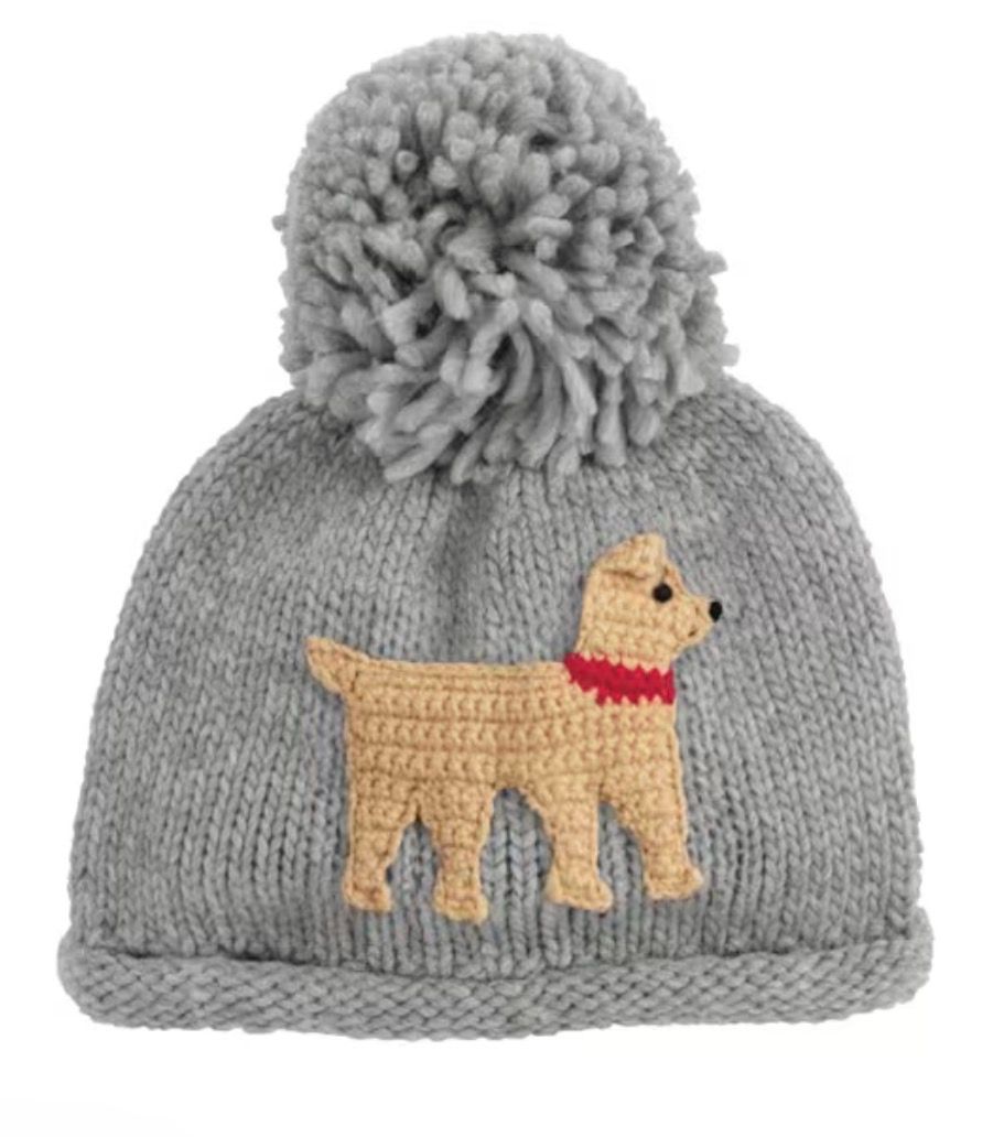 Chunky Knit Hat, Style: Dog