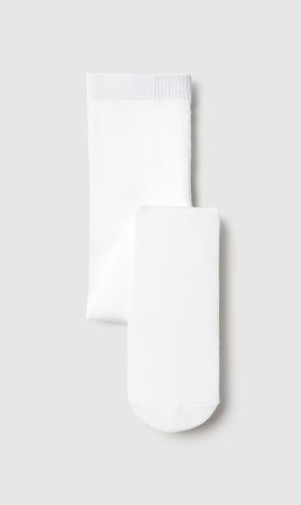 Lily Baby Tights - White, Color: White, Size: 6M