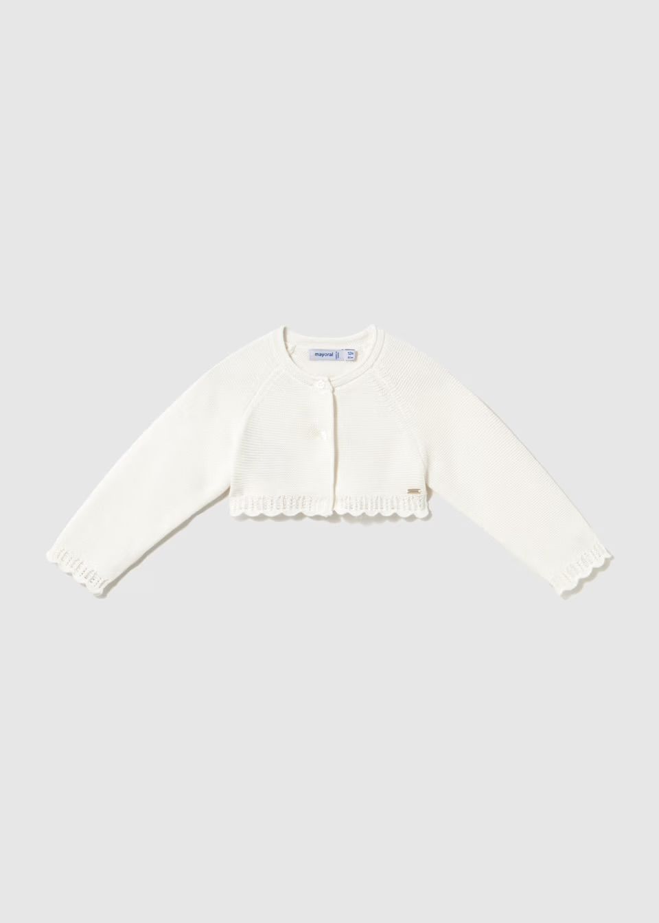 Gia Knit Cardigan, Color: White, Size: 6M