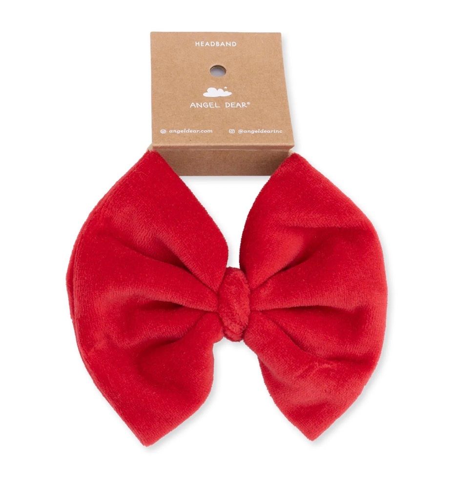 First Christmas Bow on Headband