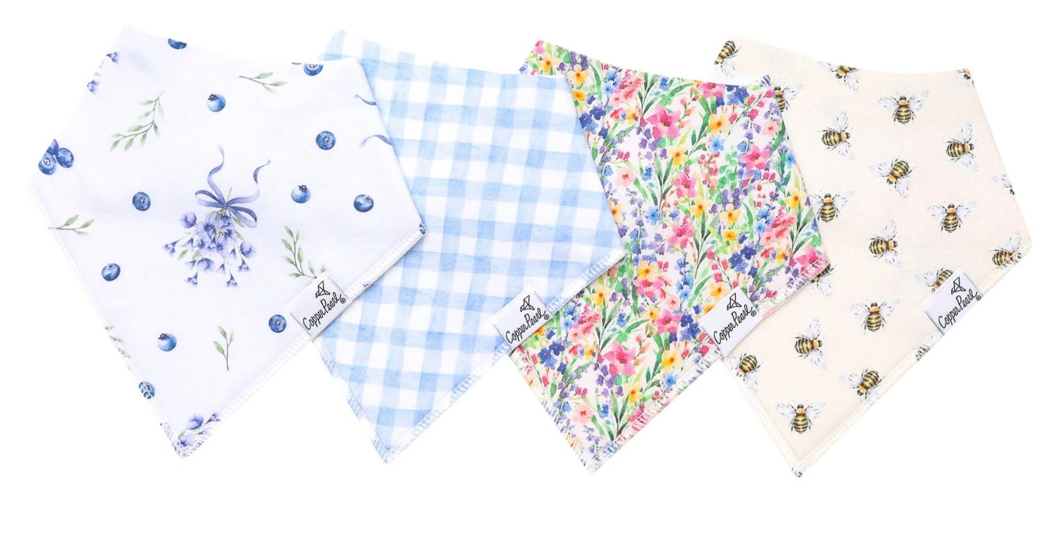 Bandana Bibs 4 Pack - Catherine