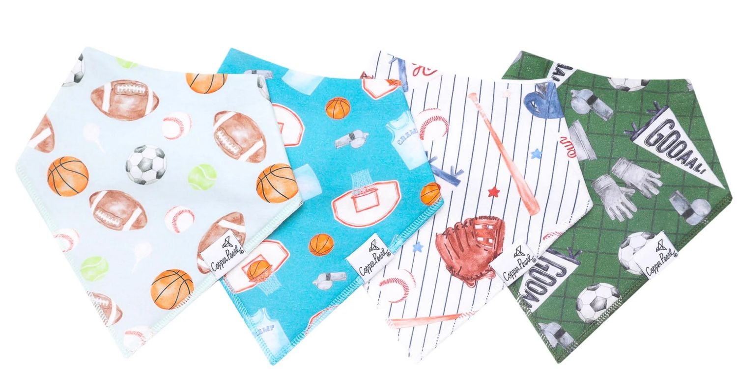 Bandana Bib 4 Pack - All Star
