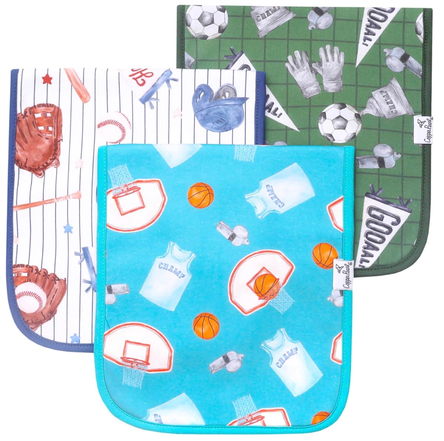 Burp Cloths - All Star