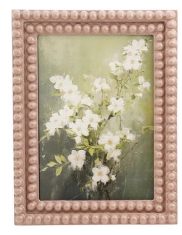 Resin 5x7 Bobbin Photo Frame, Color: Lavender