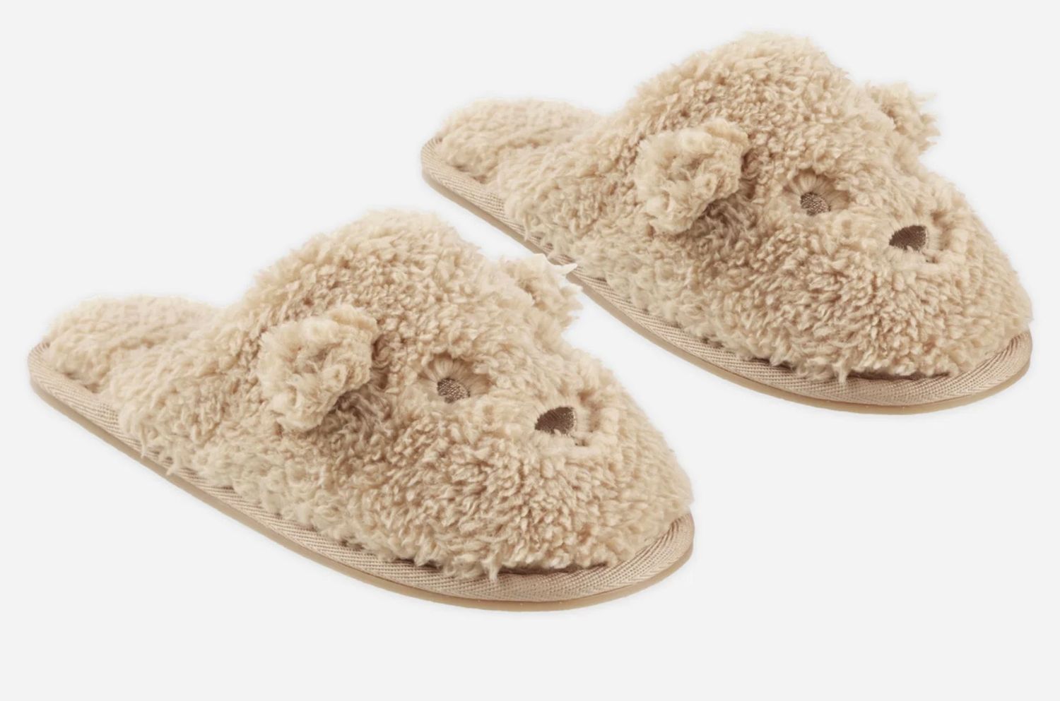 Teddy Bear Slippers, Size: XS, Theme: Teddy Bear