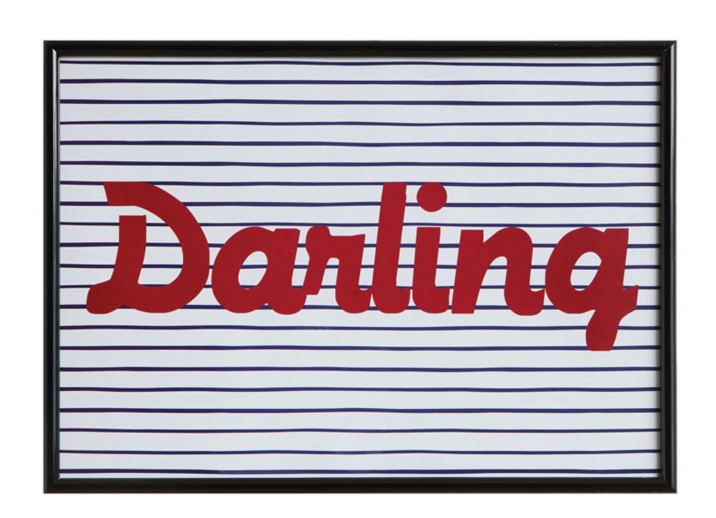 Darling Framed Wall Decor