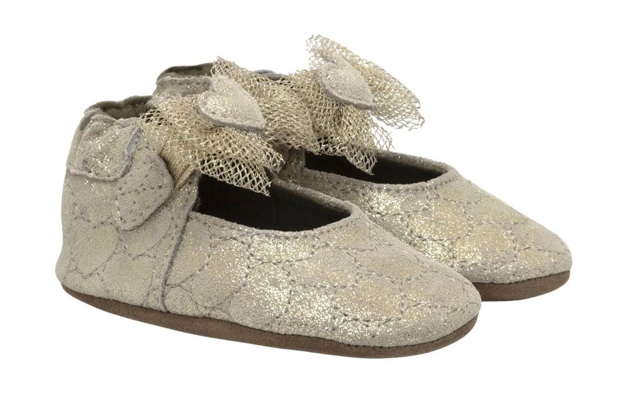 Desiree Soft Soles in Gold, Size: 0 Mo. - 6 Mo.