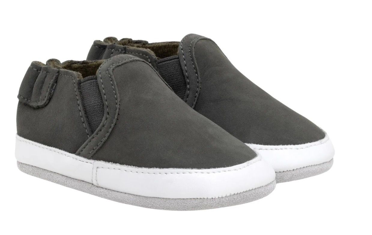 Liam Soft Soles - Grey, Size: 6 Mo. - 12 Mo.