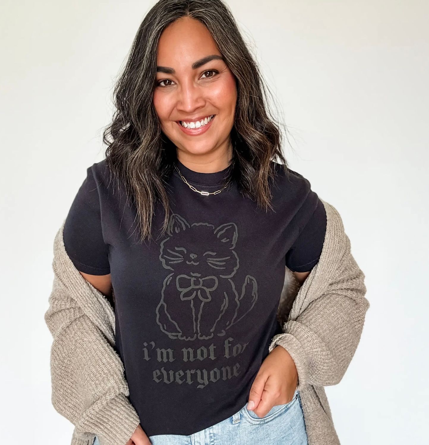 Not For Everyone Tee, Color: Black, Size: Small