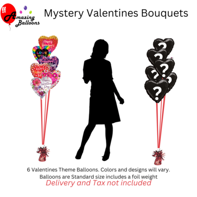 Mystery Valentine's Balloon Bouquet