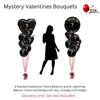 Large Mystery Valentine's Balloon Bouquet