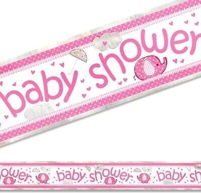 12ft Foil Baby Shower Banner