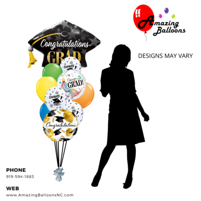Congrats Grad Bouquet Choose your Colors