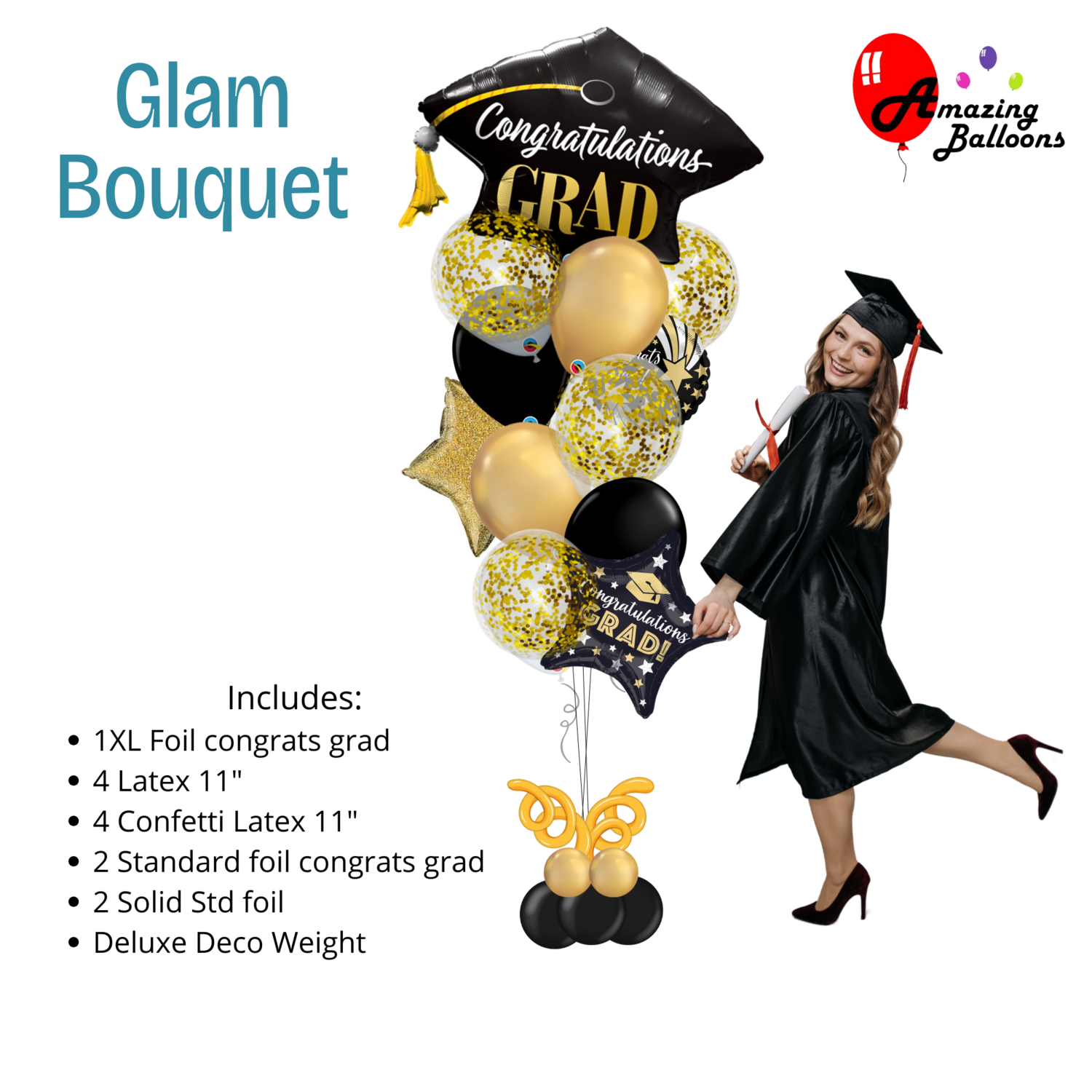 Glam Graduation Bouquet