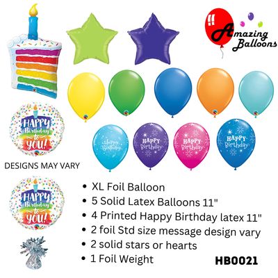 Deluxe Birthday Balloon Bouquet