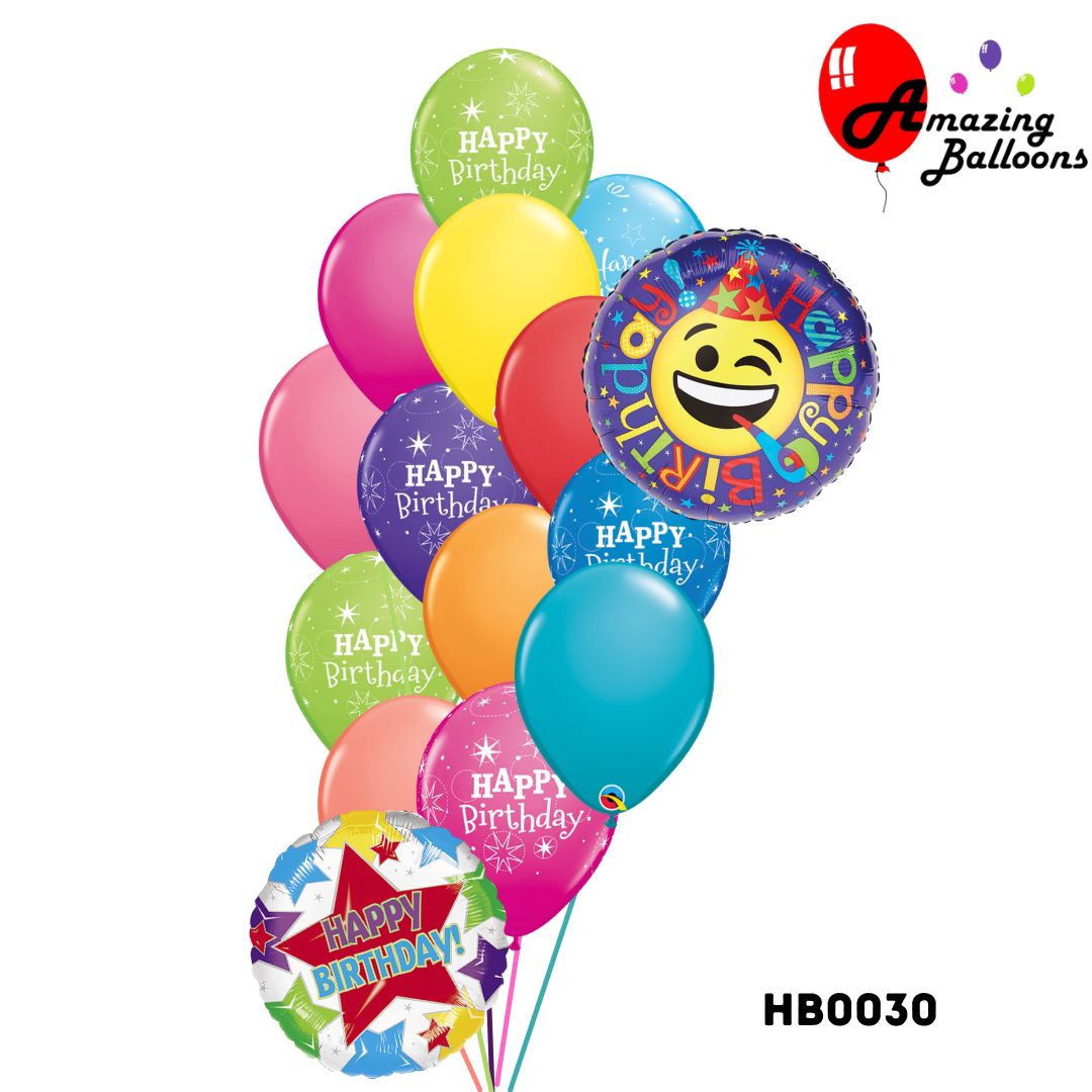 Party Vibes Deluxe Birthday Balloon Bouquet Party Vibes Deluxe Birthday Balloon Bouquet