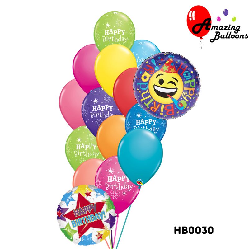 Party Vibes Deluxe Birthday Balloon Bouquet Party Vibes Deluxe Birthday Balloon Bouquet