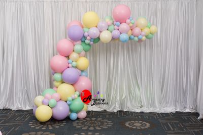 Organic Balloon Garland 10'
