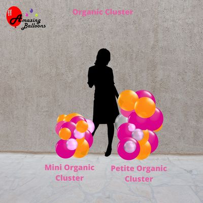 Organic Balloon Cluster - Choose your Size