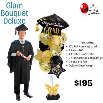 Glam Graduation Bouquet Deluxe