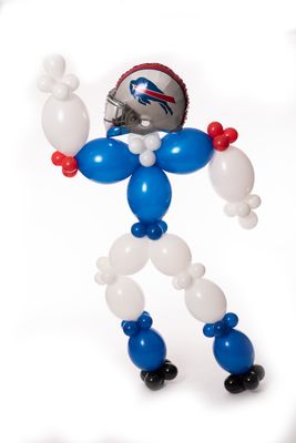 Football Player Balloon Sculpture