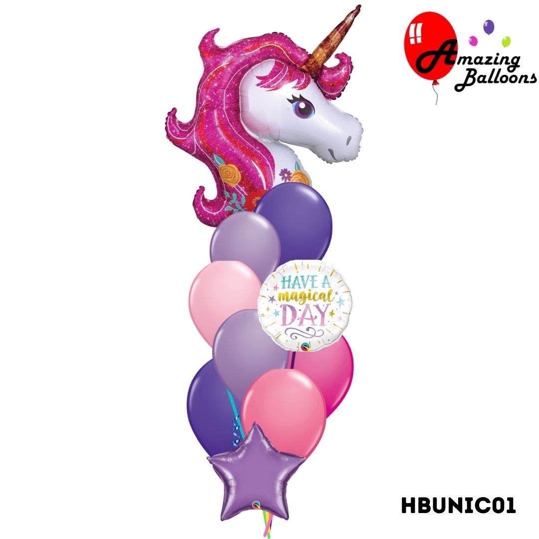 Magical Unicorn Birthday Balloon Bouquet