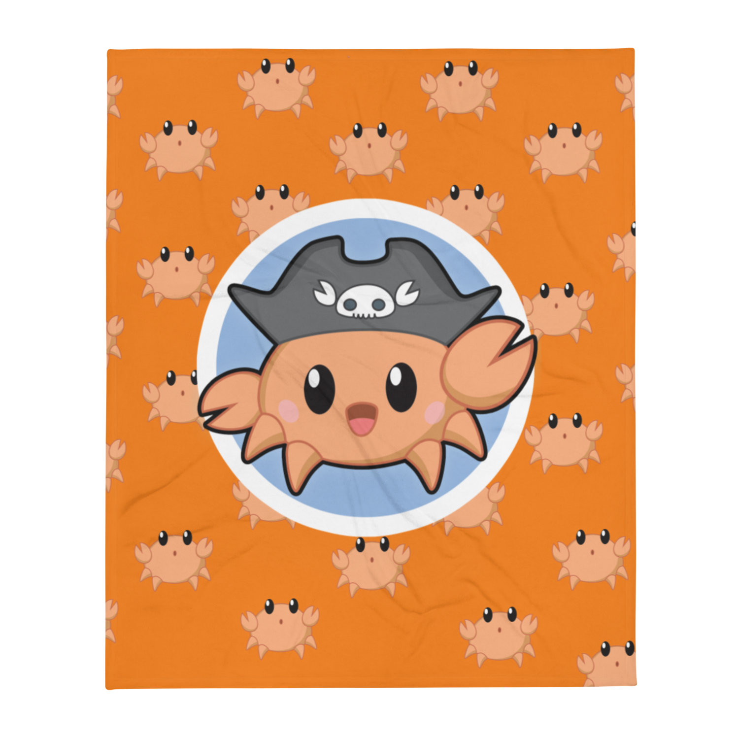 Capt Crabs Throw Blanket