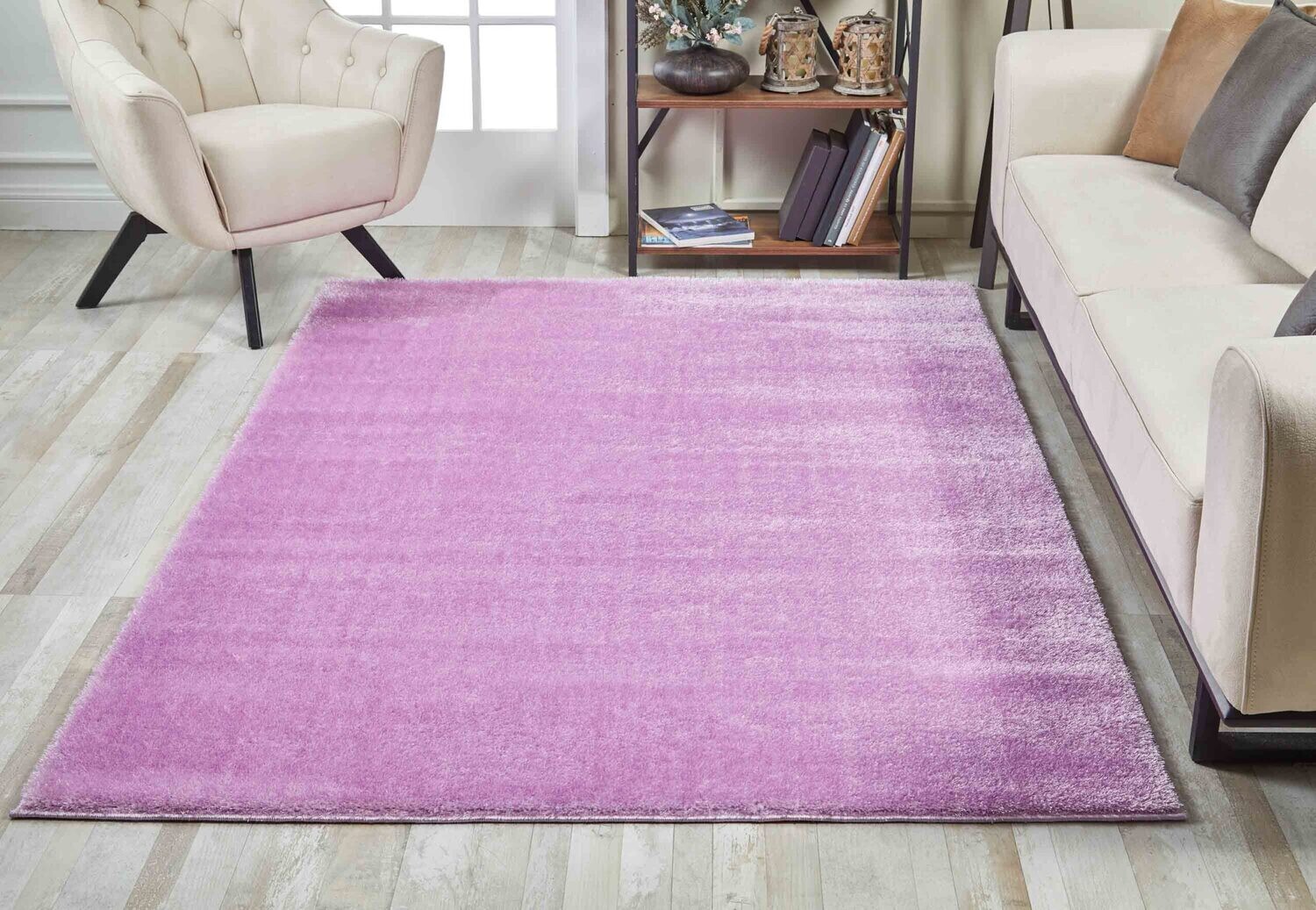 SHIMMER SHAGGY LILAC 150cm x 230cm