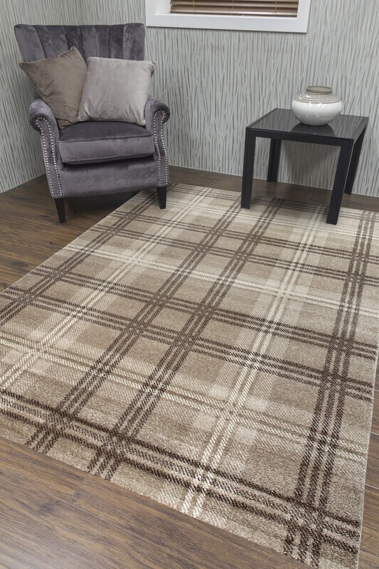 TARTAN BEIGE 160cm x 220cm